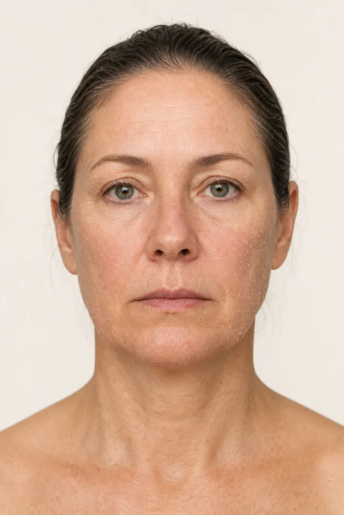 Illustrative before image — hydration demo