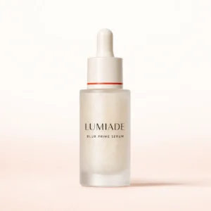 lumiade-blur-prime-serum-mk1 Blur Prime Serum frosted bottle with pearlescent primer