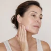 lumiade-pdp-daily-hydration-cream-lifestyle-clinical-v1 Applying Haru Barrier Cream to cleansed skin